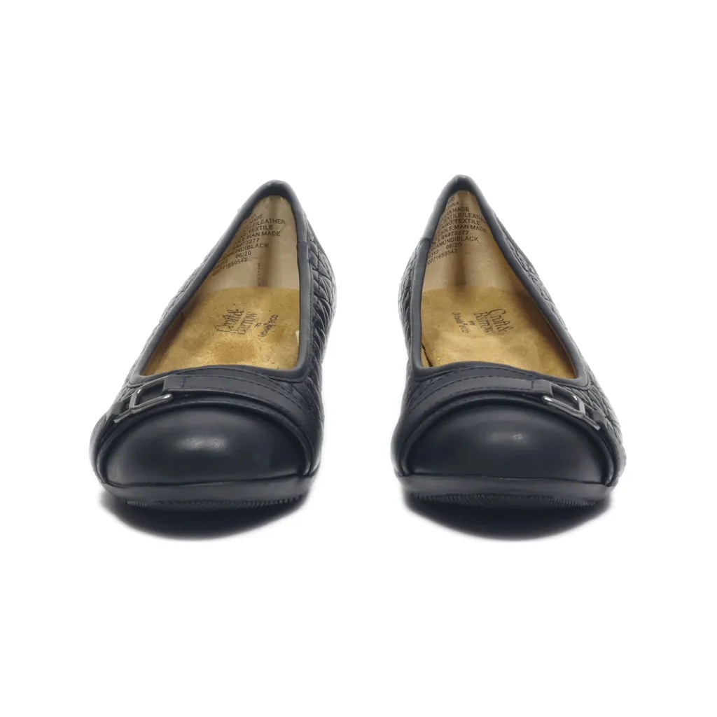 Croft & Barrow Kohl'S Ballerinas Leather Black Colour For Women