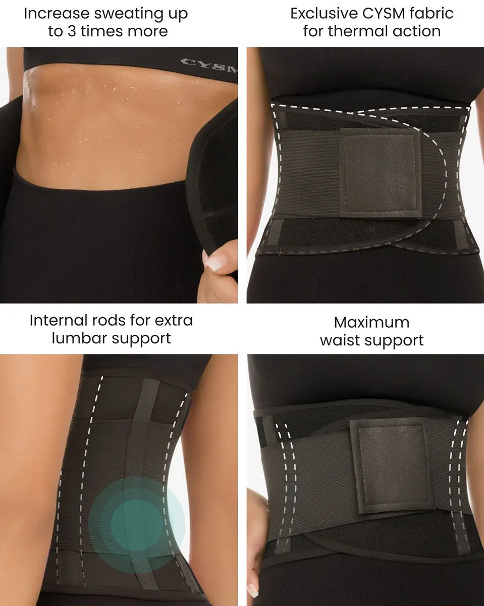 Cysm Workout Sweat Enhancing Waistband Style - 8007