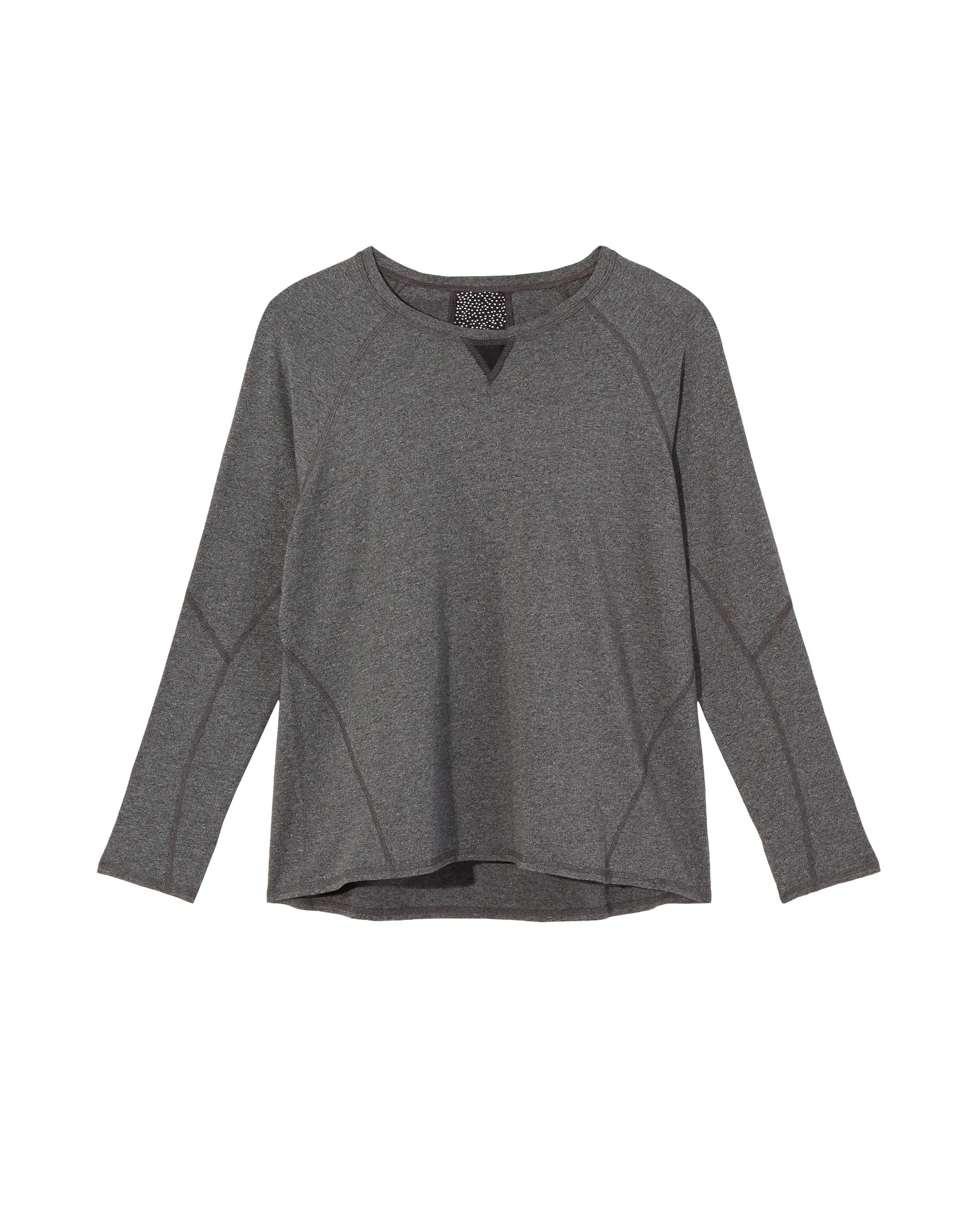 Dahlia Long Sleeve Tee | Charcoal Grey