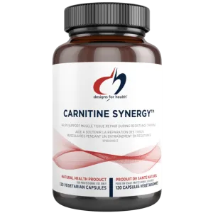 Designs for Health Carnitine Synergy 120 Veg Capsules