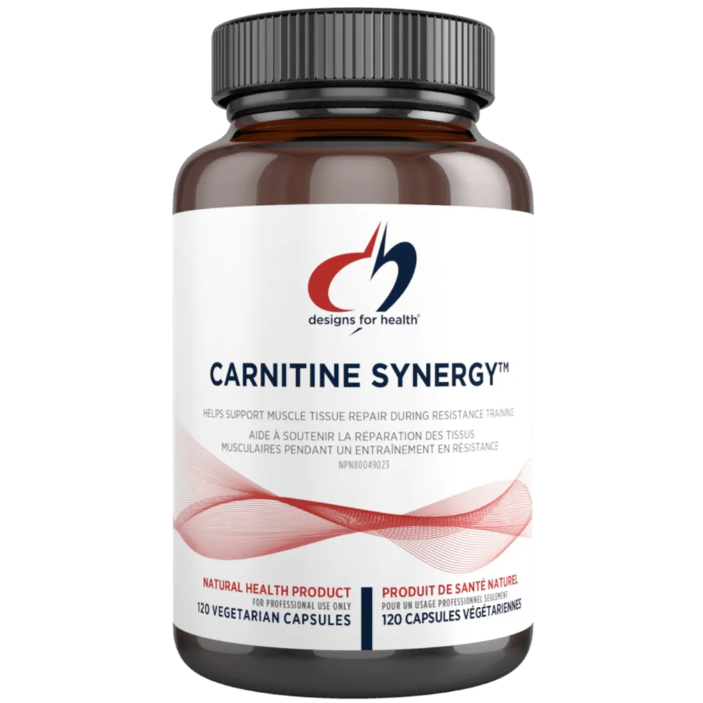 Designs for Health Carnitine Synergy 120 Veg Capsules