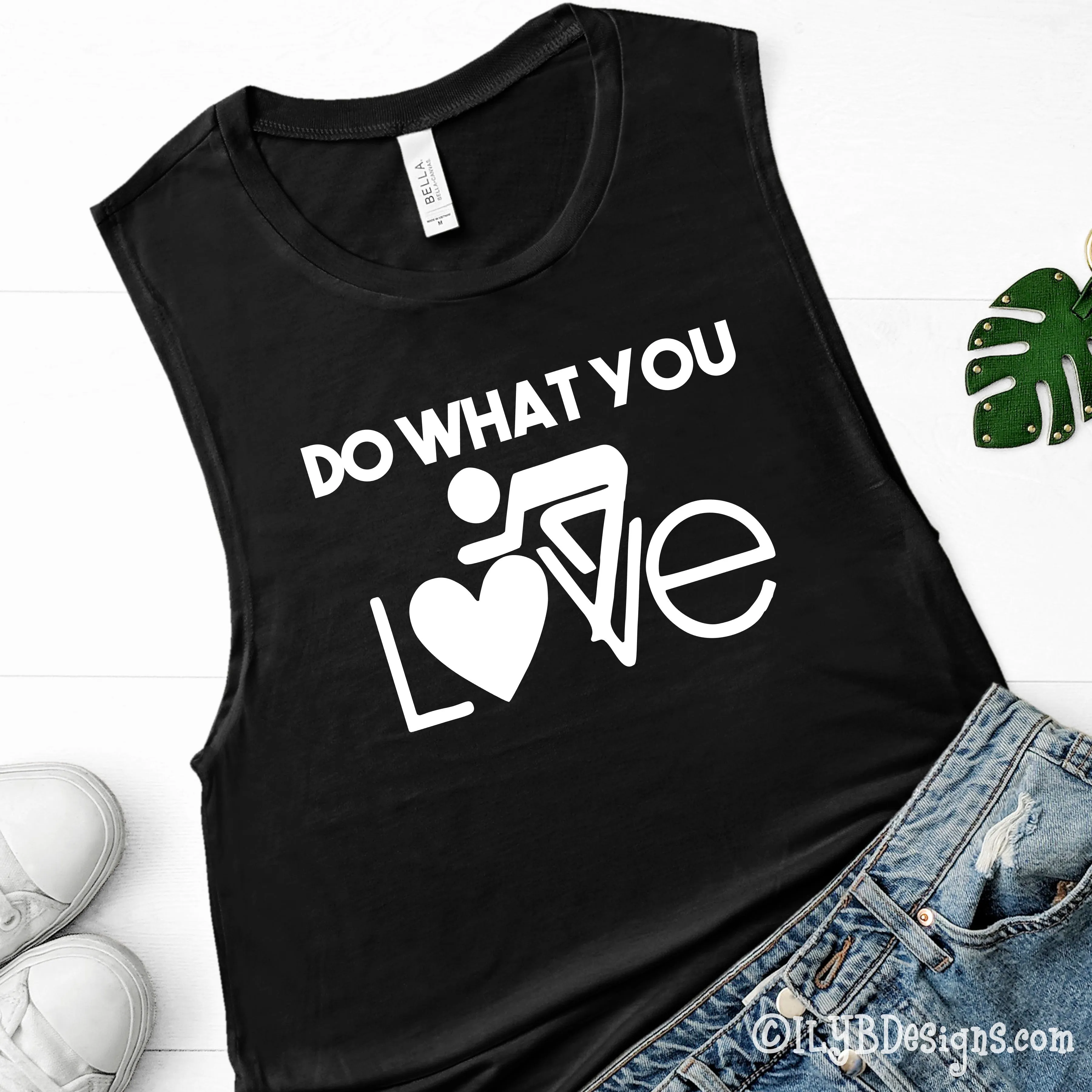 Do What You Love Cycling Workout Tank | Women's Motivational Workout Tanks