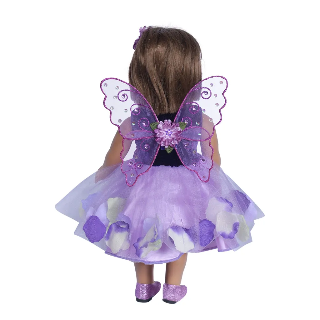 Doll Flower Fairy Tulle Dress Set