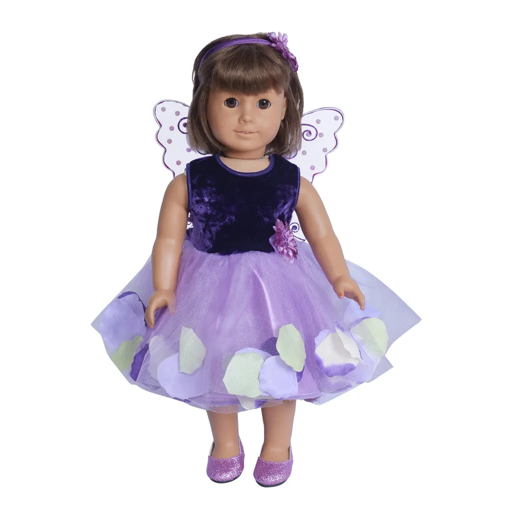 Doll Flower Fairy Tulle Dress Set