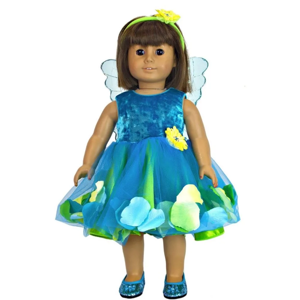 Doll Flower Fairy Tulle Dress Set