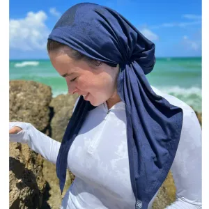 Dri Fit SB Pre-Tied Headscarf: Navy