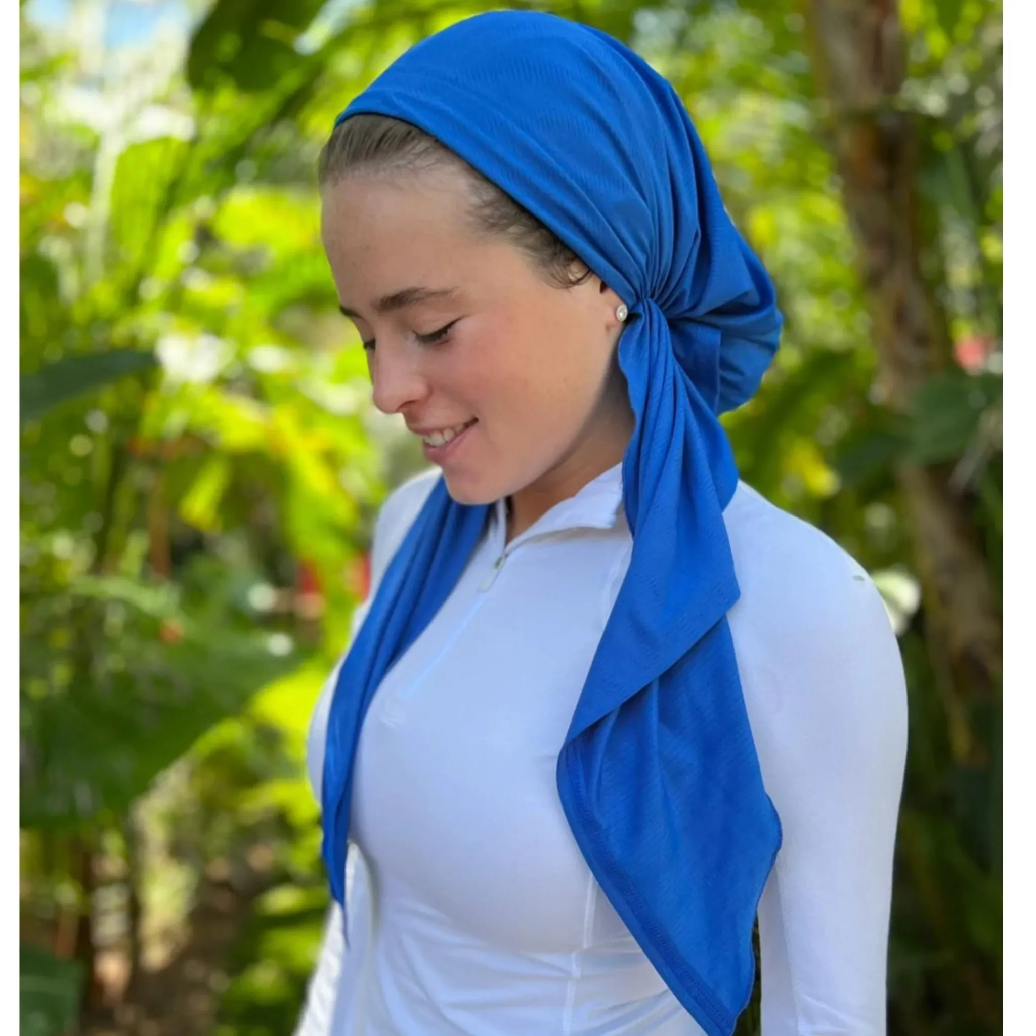 Dri Fit SB Pre-Tied Headscarf: Royal Blue