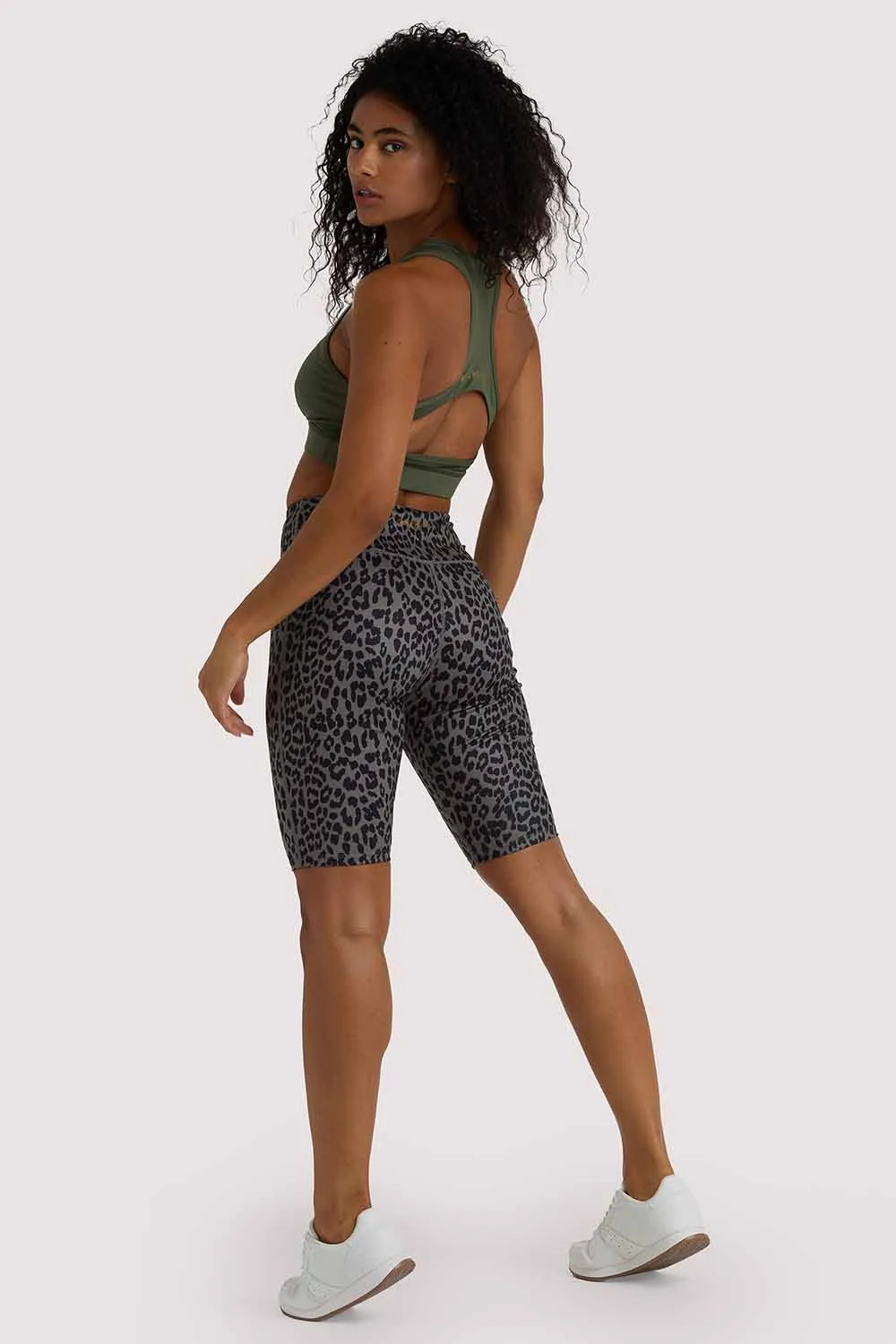 Eco Dusty Olive Leopard Short