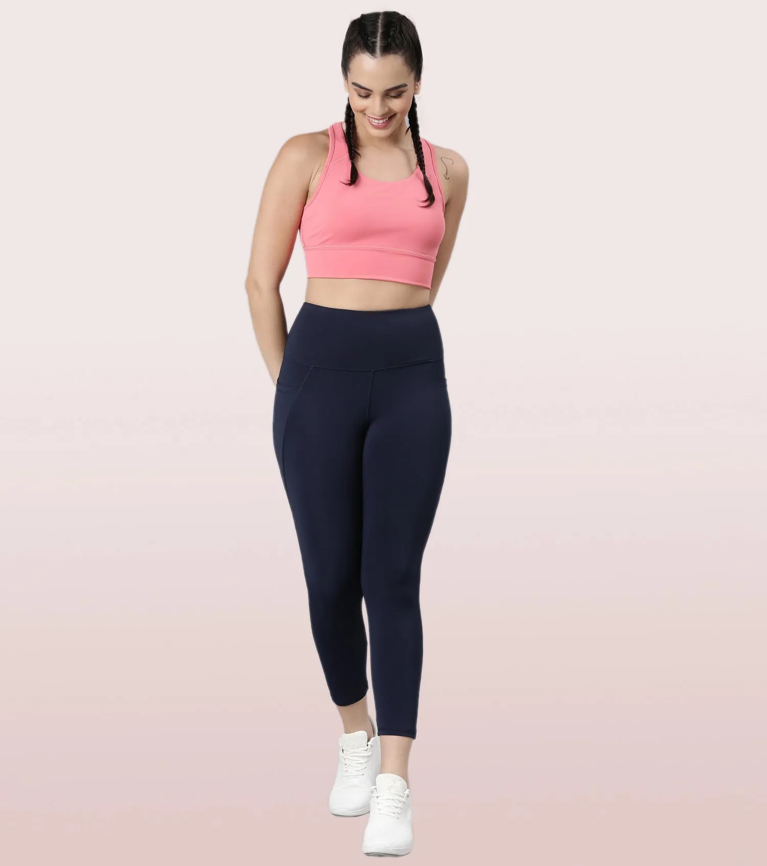 Enamor Basic Workout Legging | Dry Fit High Waist Workout Legging For Women | A605