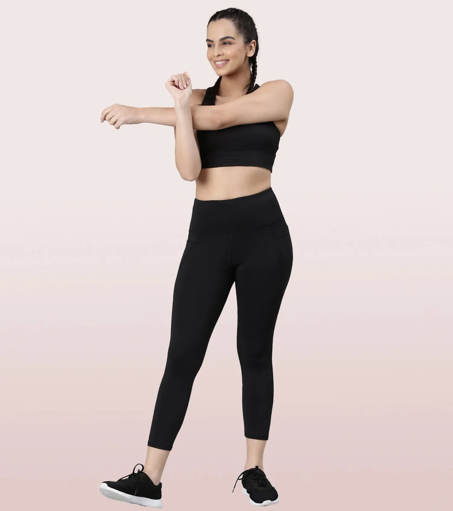 Enamor Basic Workout Legging | Dry Fit High Waist Workout Legging For Women | A605