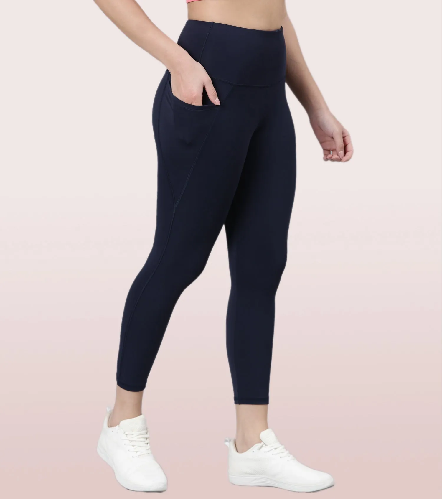 Enamor Basic Workout Legging | Dry Fit High Waist Workout Legging For Women | A605