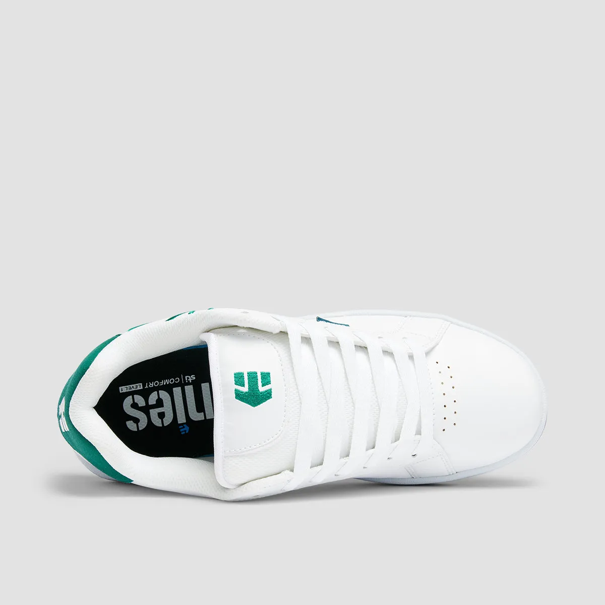 Etnies Fader Shoes - White/Green