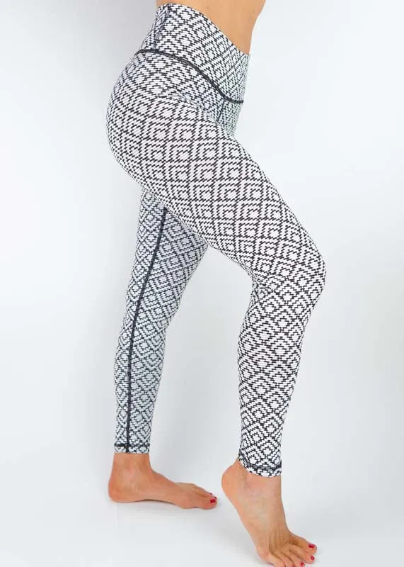 Fandi Reversible Legging-Black/White