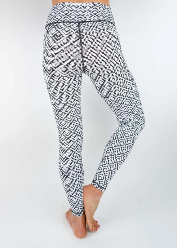 Fandi Reversible Legging-Black/White