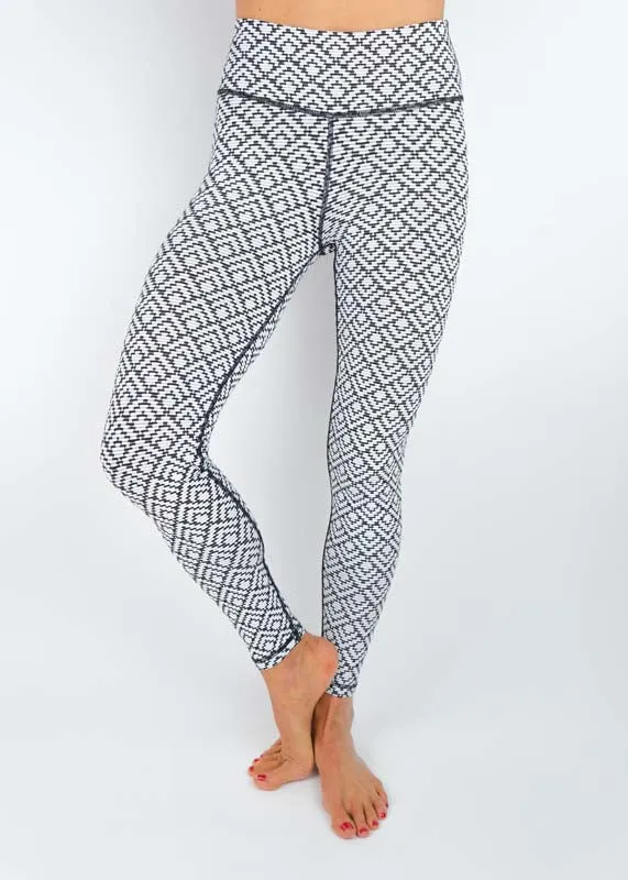 Fandi Reversible Legging-Black/White