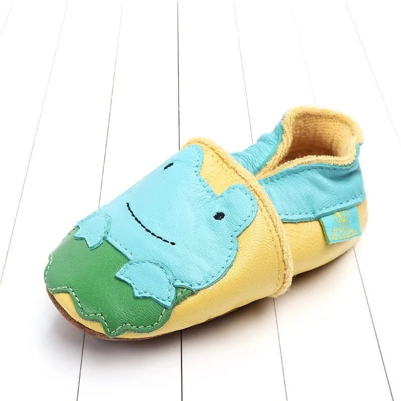 First layer sheepskin soft sole baby shoes