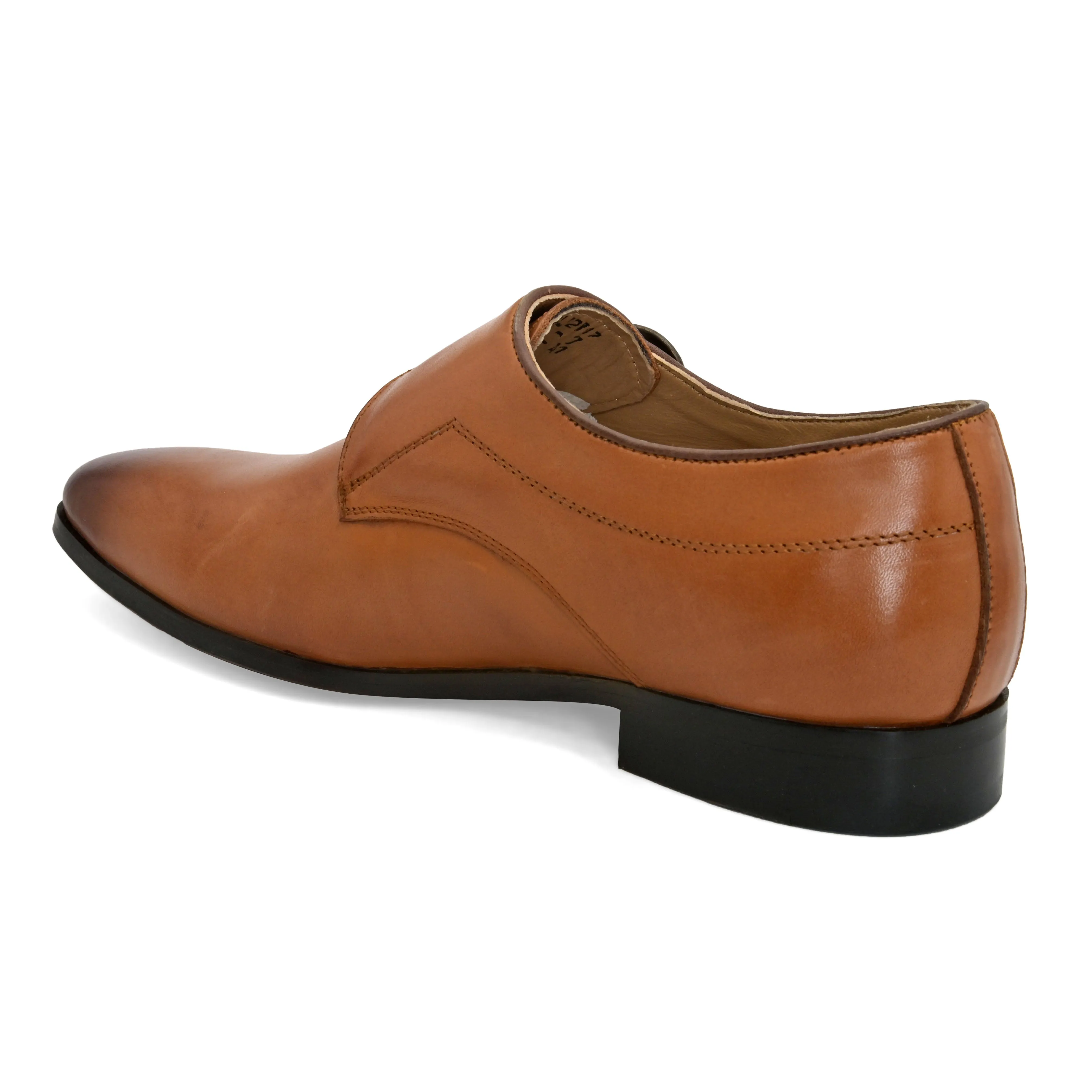 Foreign Tan Monk Shoes