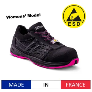 Gaston Mille ERIS ERBN3 S3 SRA ESD Ladies' Super Lightweight Safety Shoes with Aluminum Toe Cap