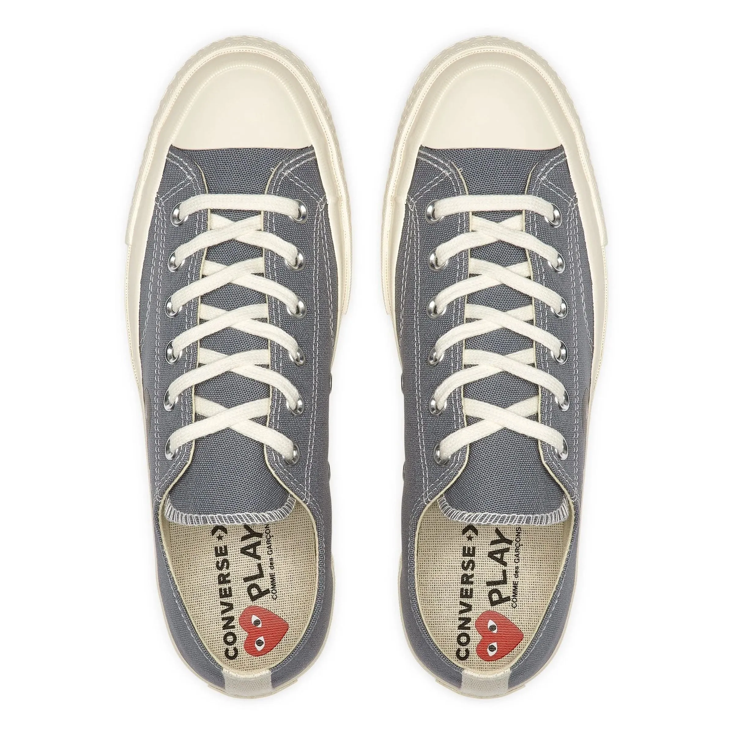 Gray Converse Low Top Sneakers