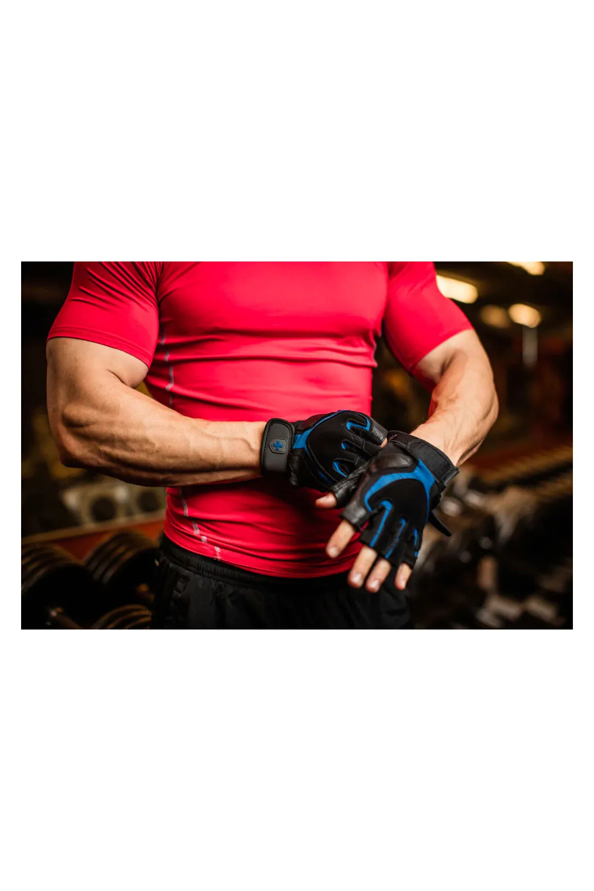 Harbinger Training Grip Gloves Black/Blue