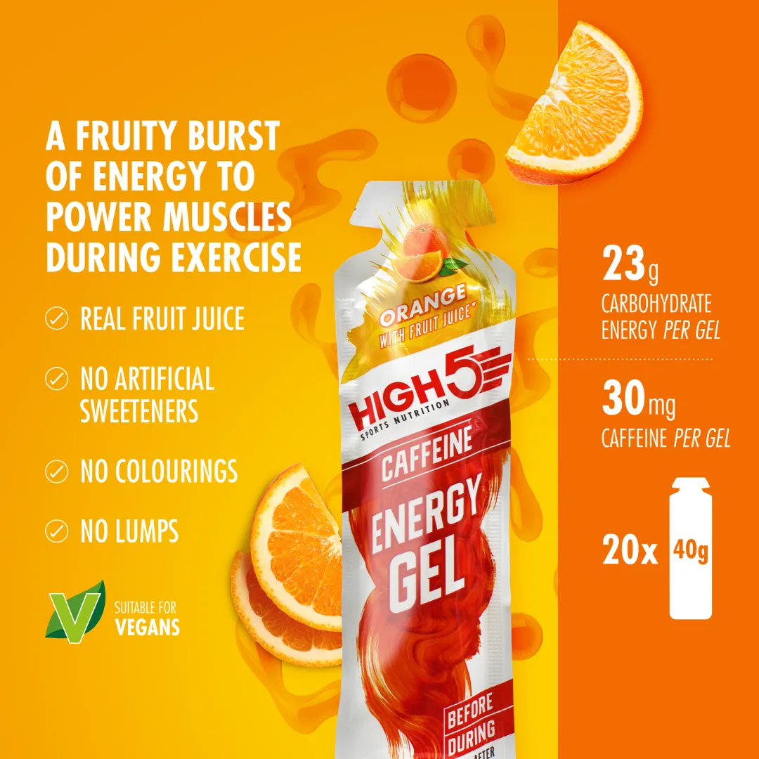 High5 - Energy Gel - Orange (with caffeine)