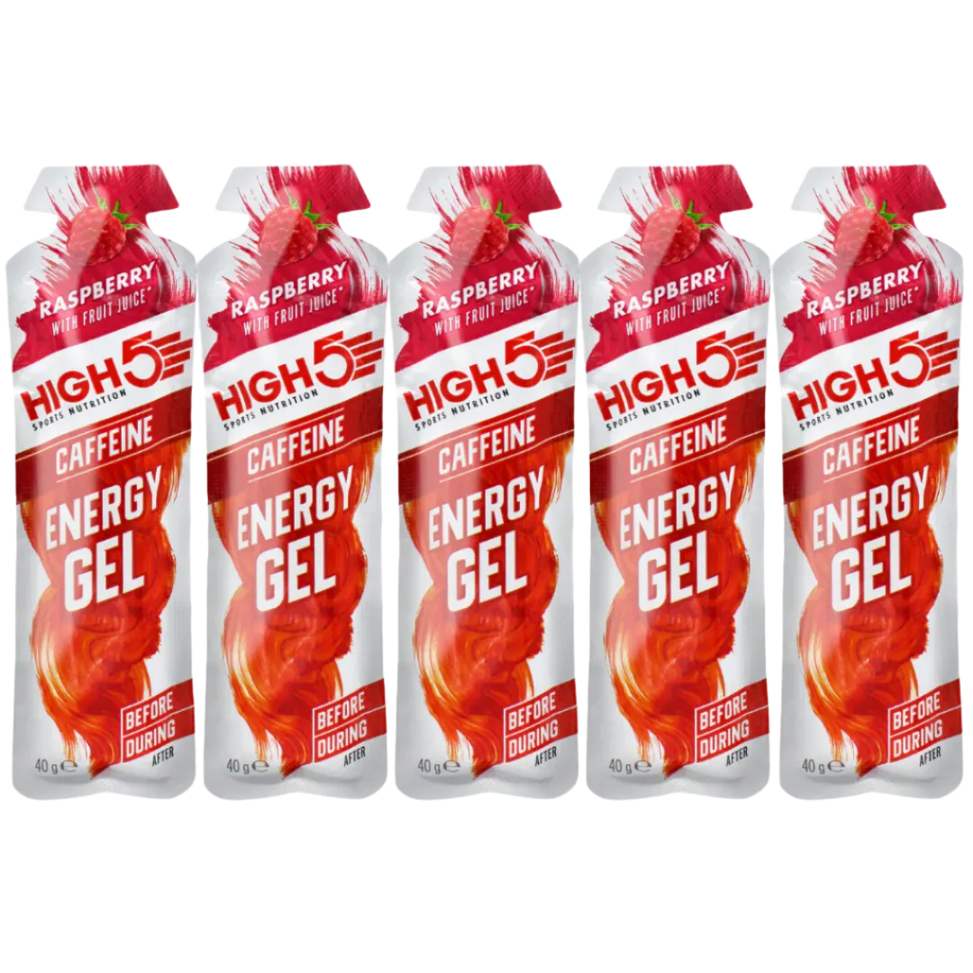 High5 - Energy Gel - Raspberry (with caffeine)