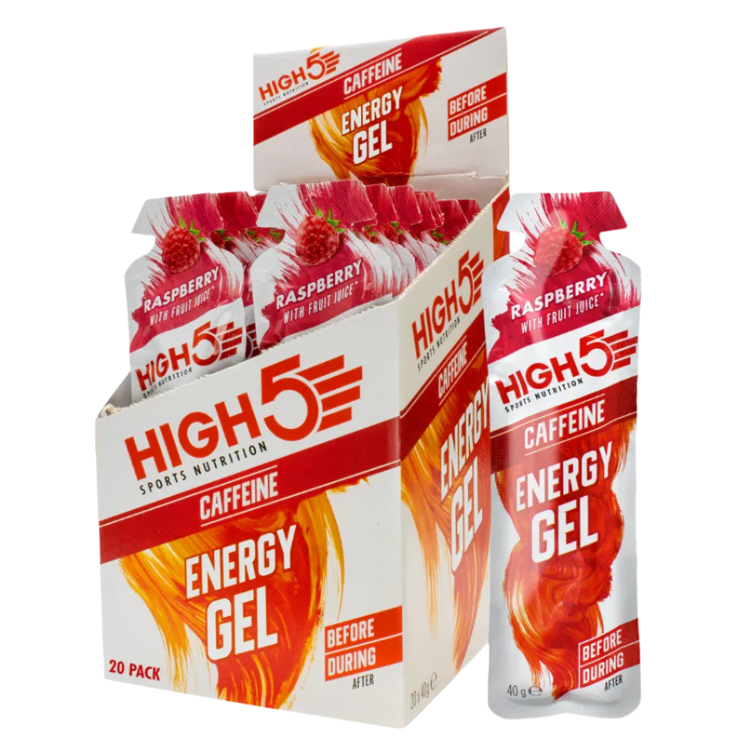 High5 - Energy Gel - Raspberry (with caffeine)