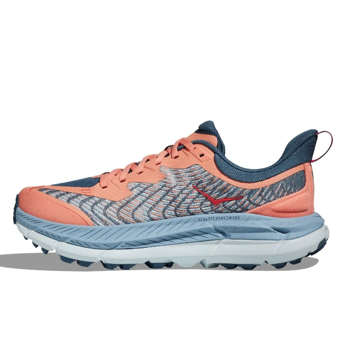 Hoka Women's Mafate Speed 4 Trail Running Shoes Papaya / Real Teal