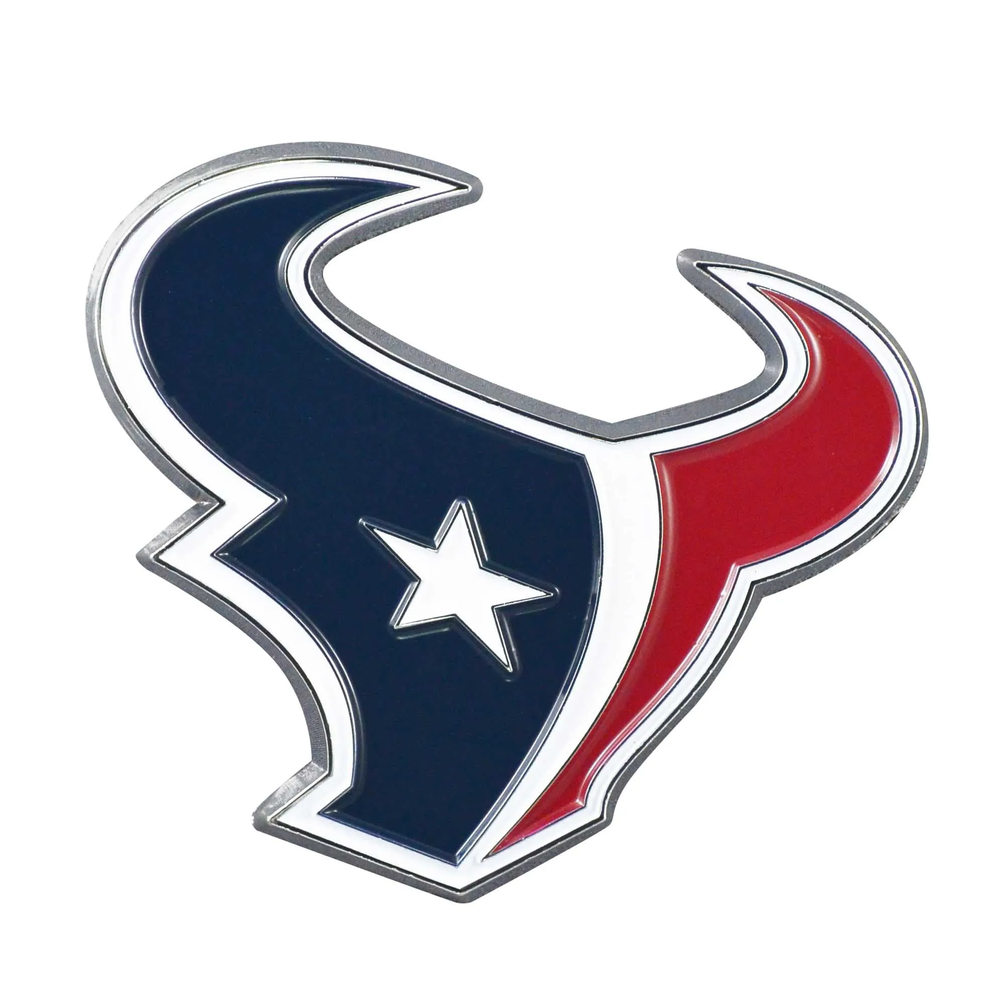 Houston Texans 3D Color Metal Emblem