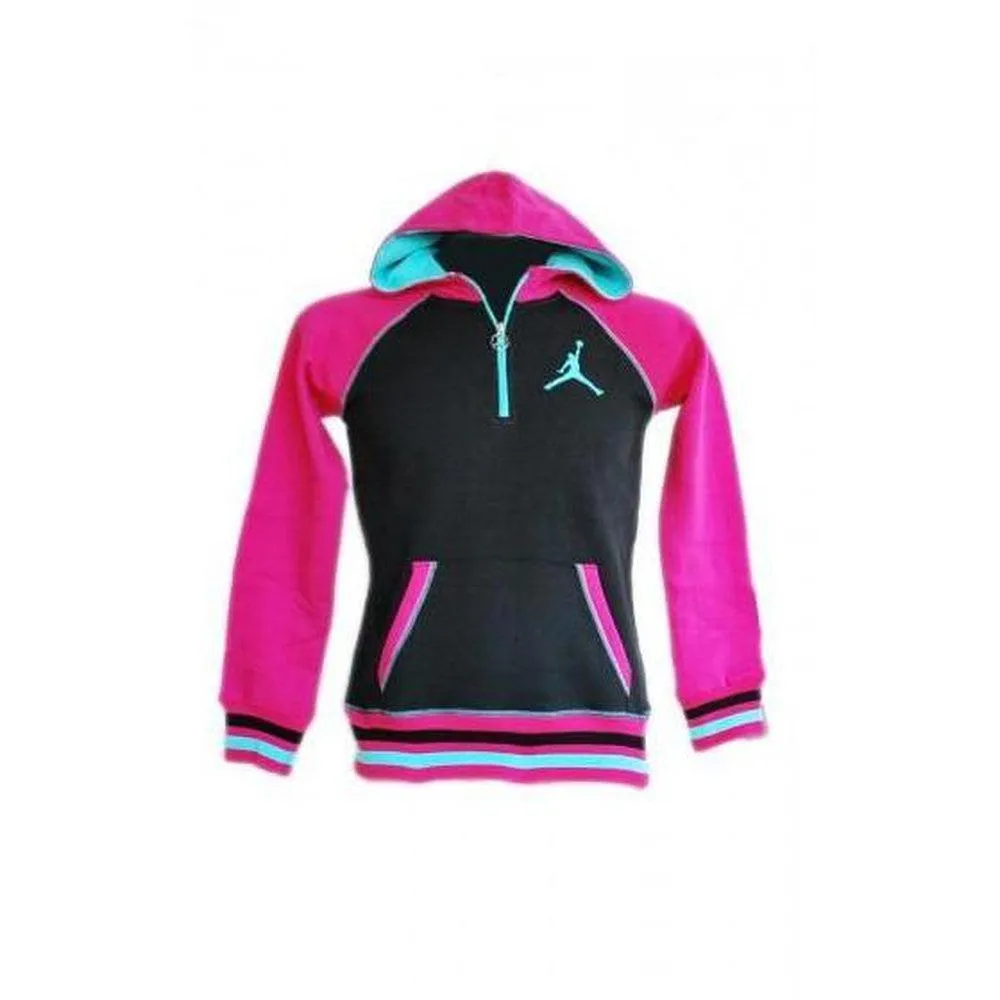 Juniors Nike Jordan Girls FLC 1-2 Zip Hoodie