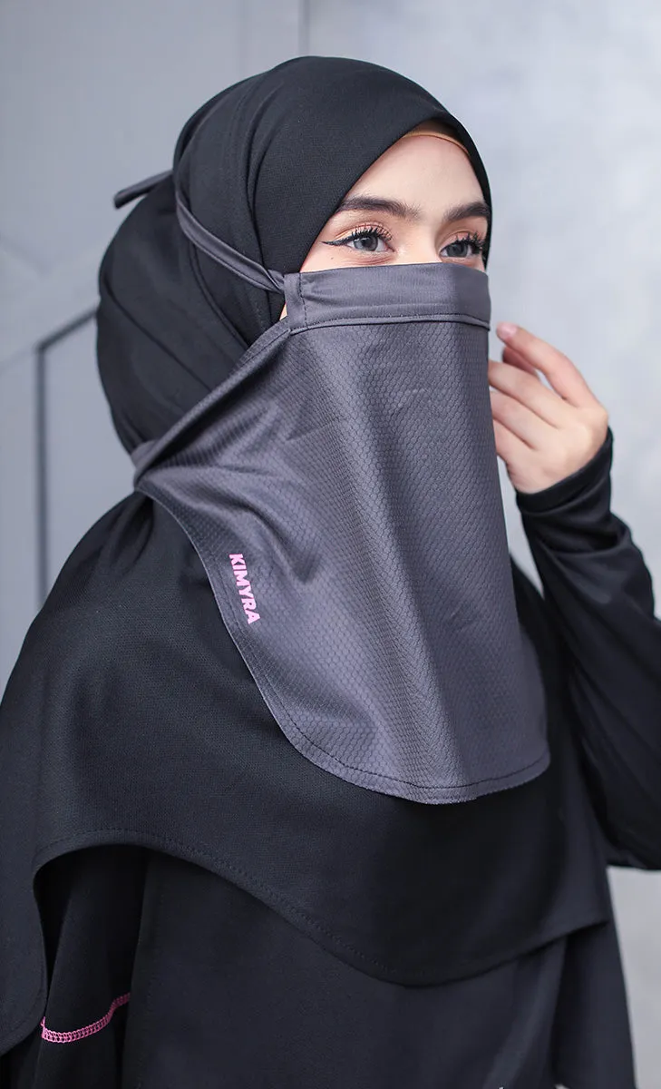 Kimniqab Black Pink - Niqab For Swimming and Sports