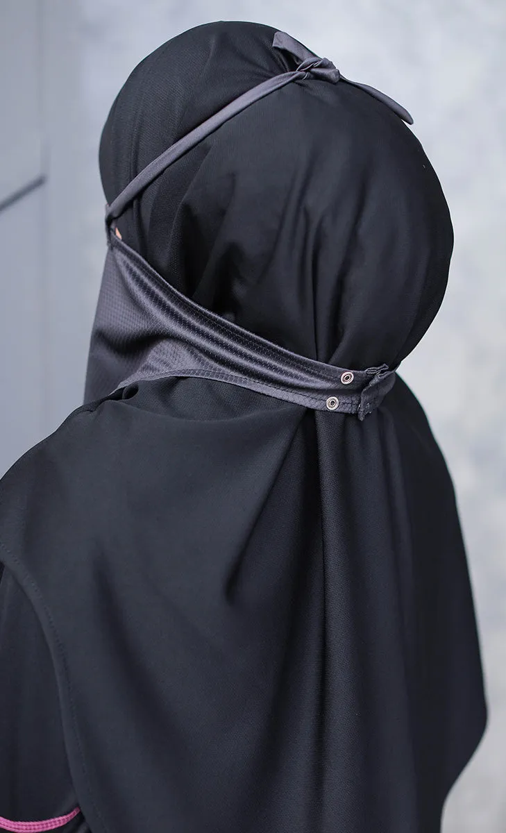 Kimniqab Black Pink - Niqab For Swimming and Sports