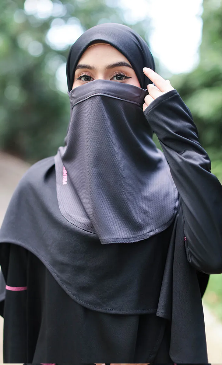 Kimniqab Black Pink - Niqab For Swimming and Sports