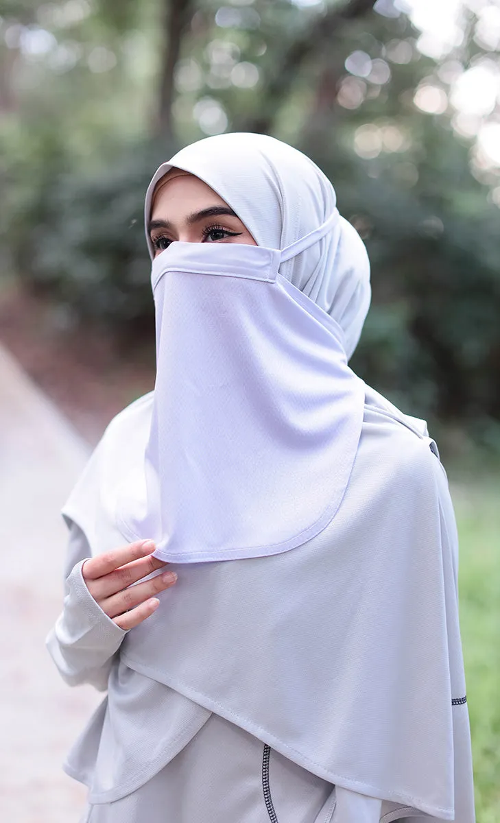 Kimniqab Grey - Niqab For Swimming and Sports