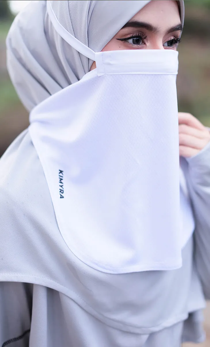 Kimniqab White - Niqab For Swimming and Sports