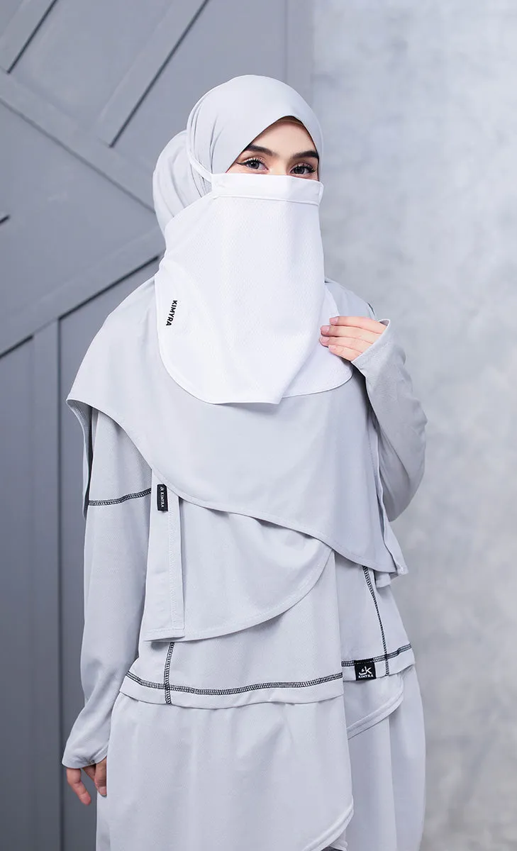 Kimniqab White - Niqab For Swimming and Sports