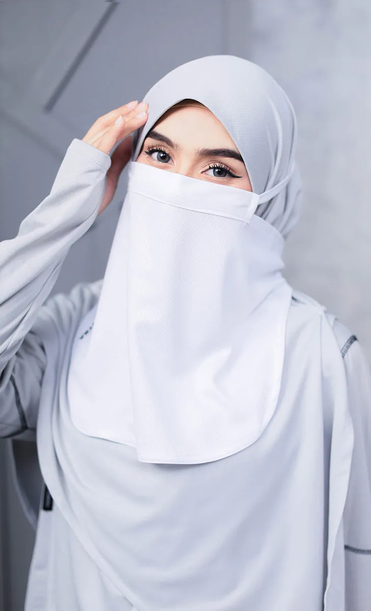 Kimniqab White - Niqab For Swimming and Sports