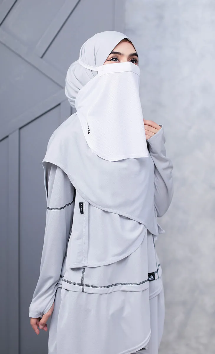 Kimniqab White - Niqab For Swimming and Sports