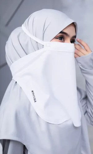 Kimniqab White - Niqab For Swimming and Sports