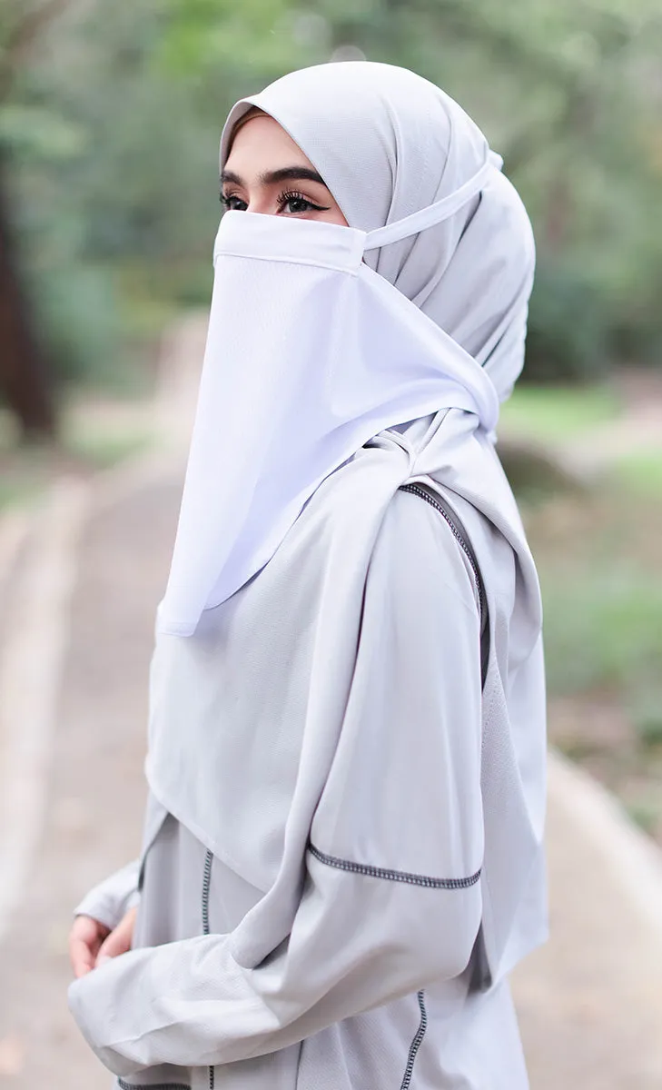 Kimniqab White - Niqab For Swimming and Sports