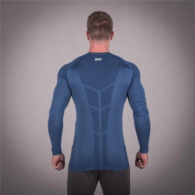 Long Sleeve Men's Lifting Shirt with Rashgard  technology