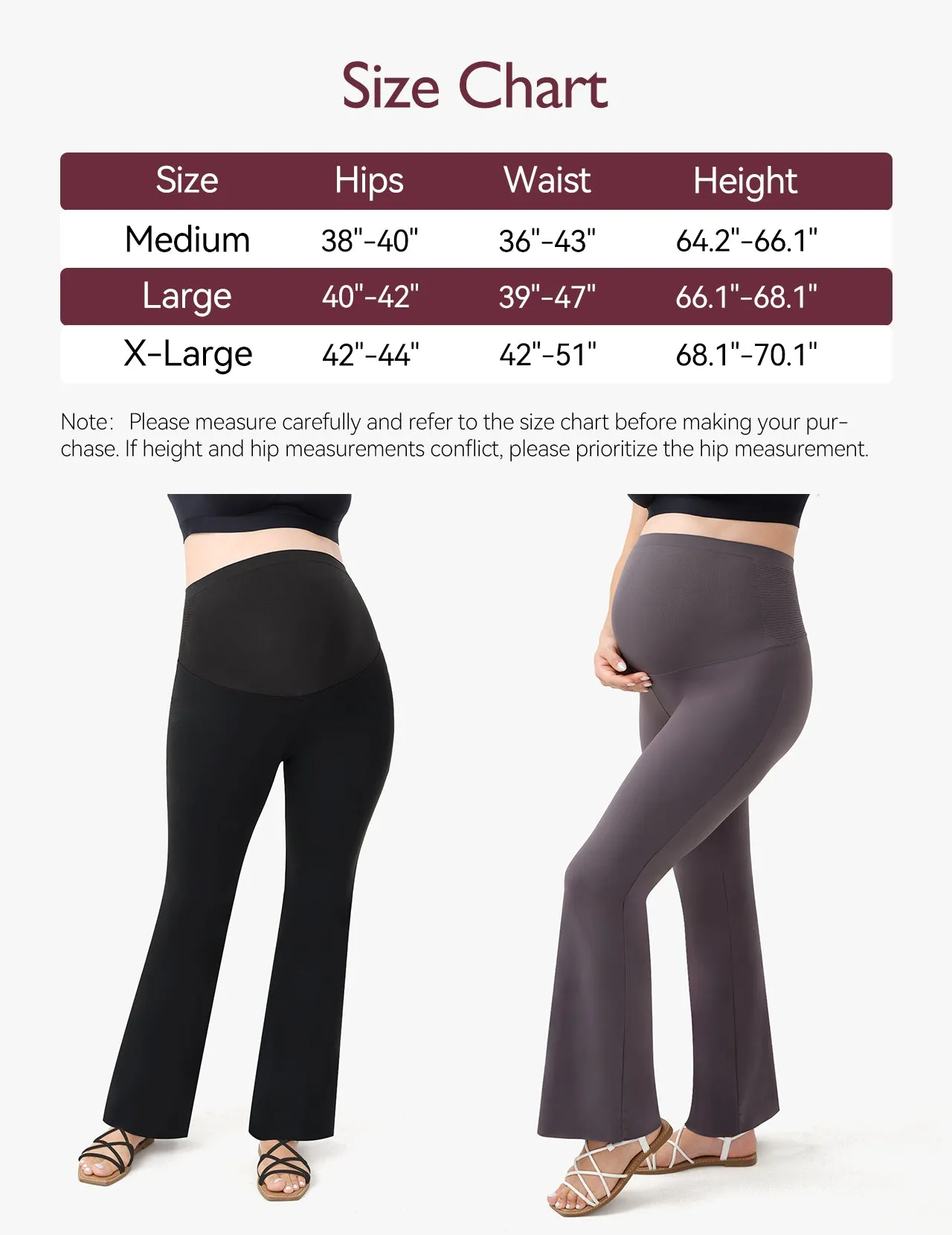 Maternity Workout Flare Leggings