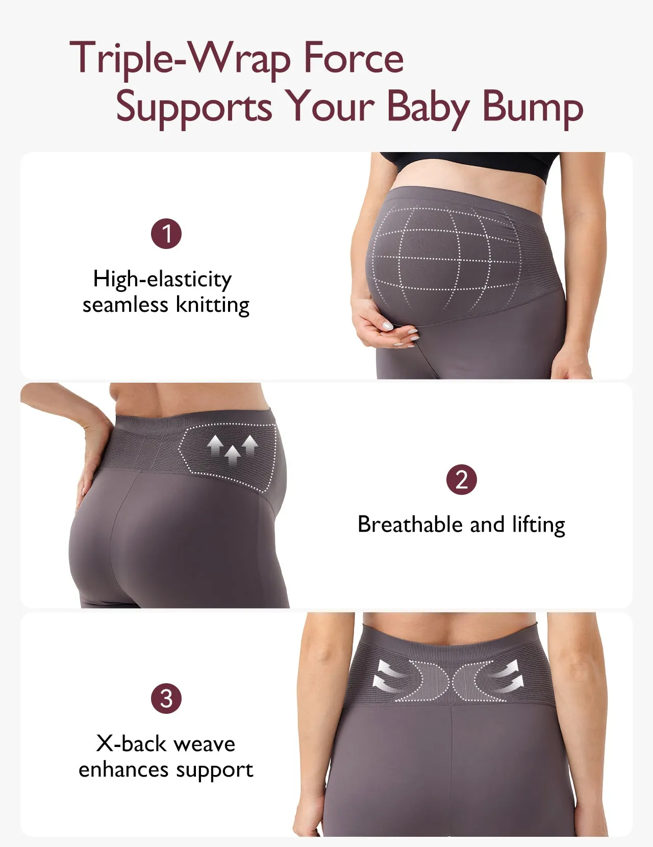 Maternity Workout Flare Leggings