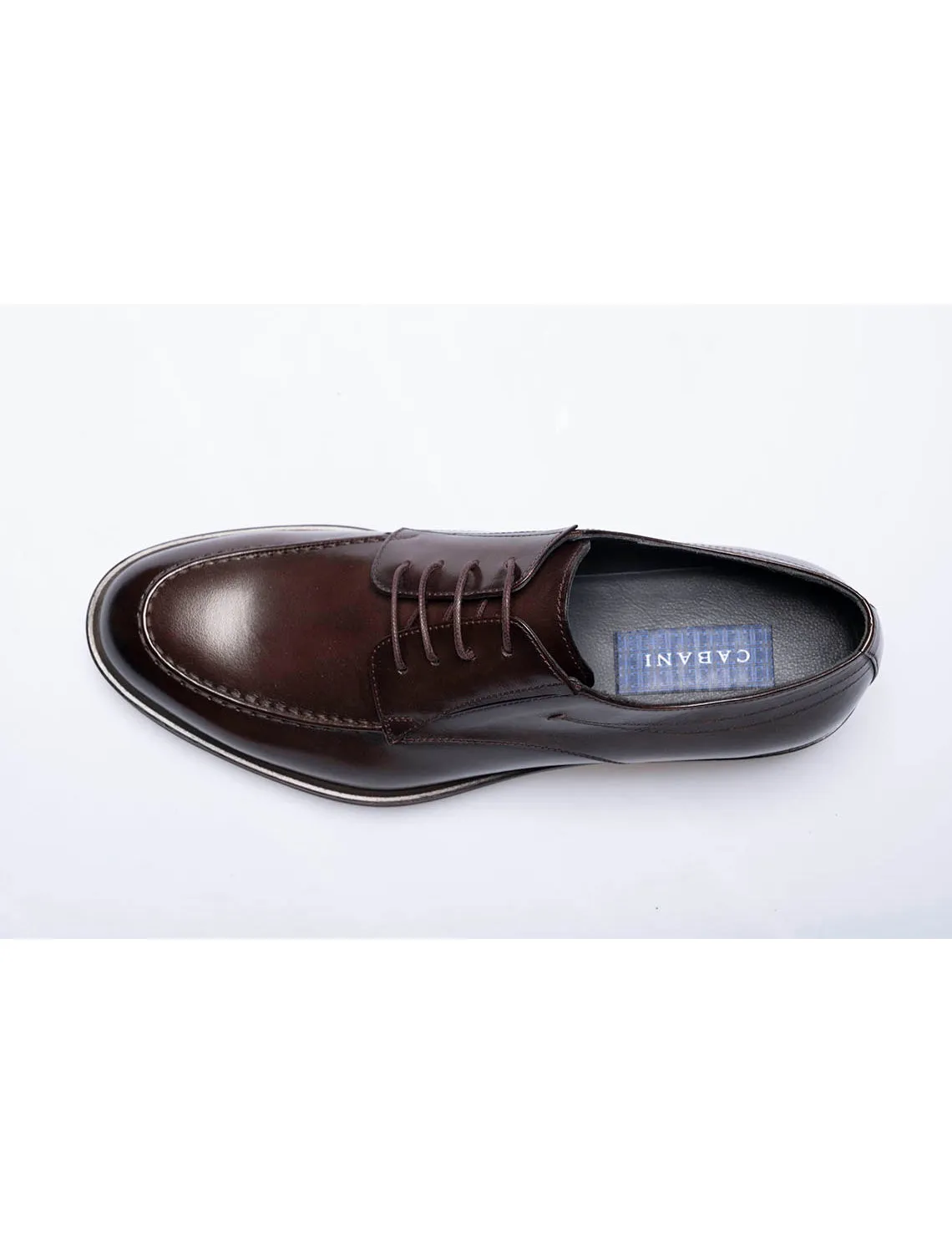 Men  Brown Genuine Leather Classic Shoes