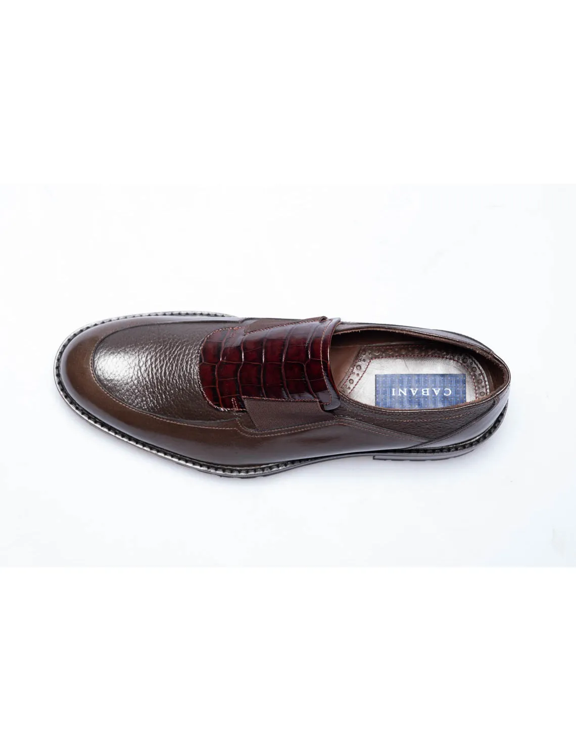 Men Brown   Genuine Leather Classic Shoes