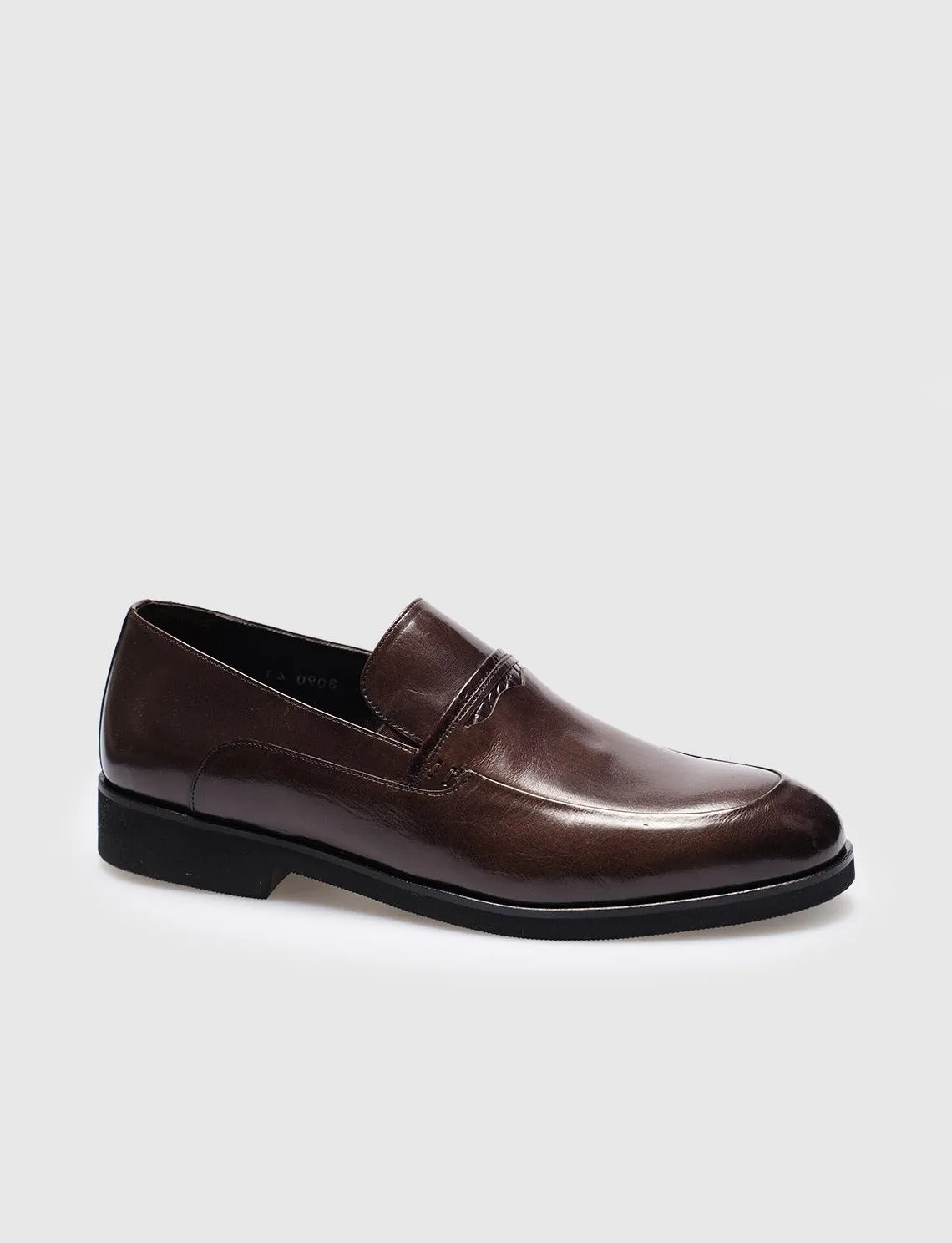 Men Brown  Genuine Leather Classic Shoes