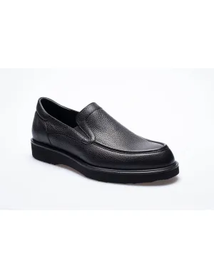 Men Navy-Blue Genuine Leather Classic Shoes