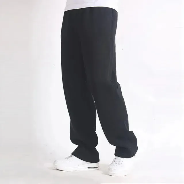 Mens clothing Sweatpants Jogger Baggy Pants Jogging Casual Fashion Classic Wide Straight Pants Sports Solid Color Loose Pants 240422