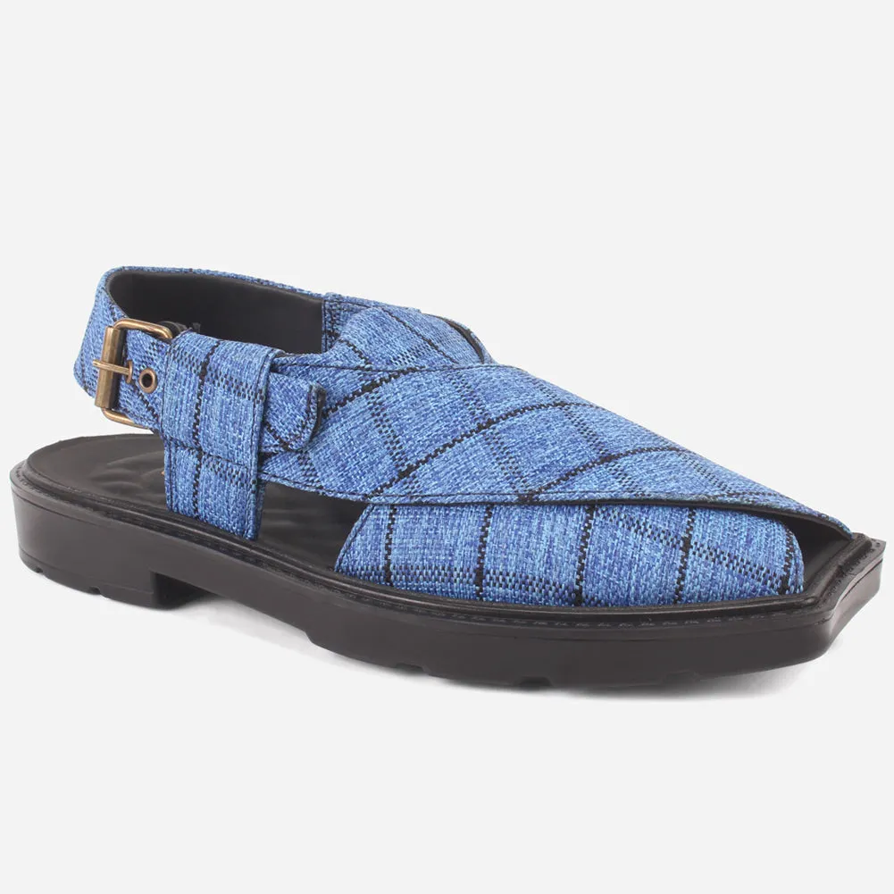 Men's "SIDIQ" Leather Flat Peshawari Sandals