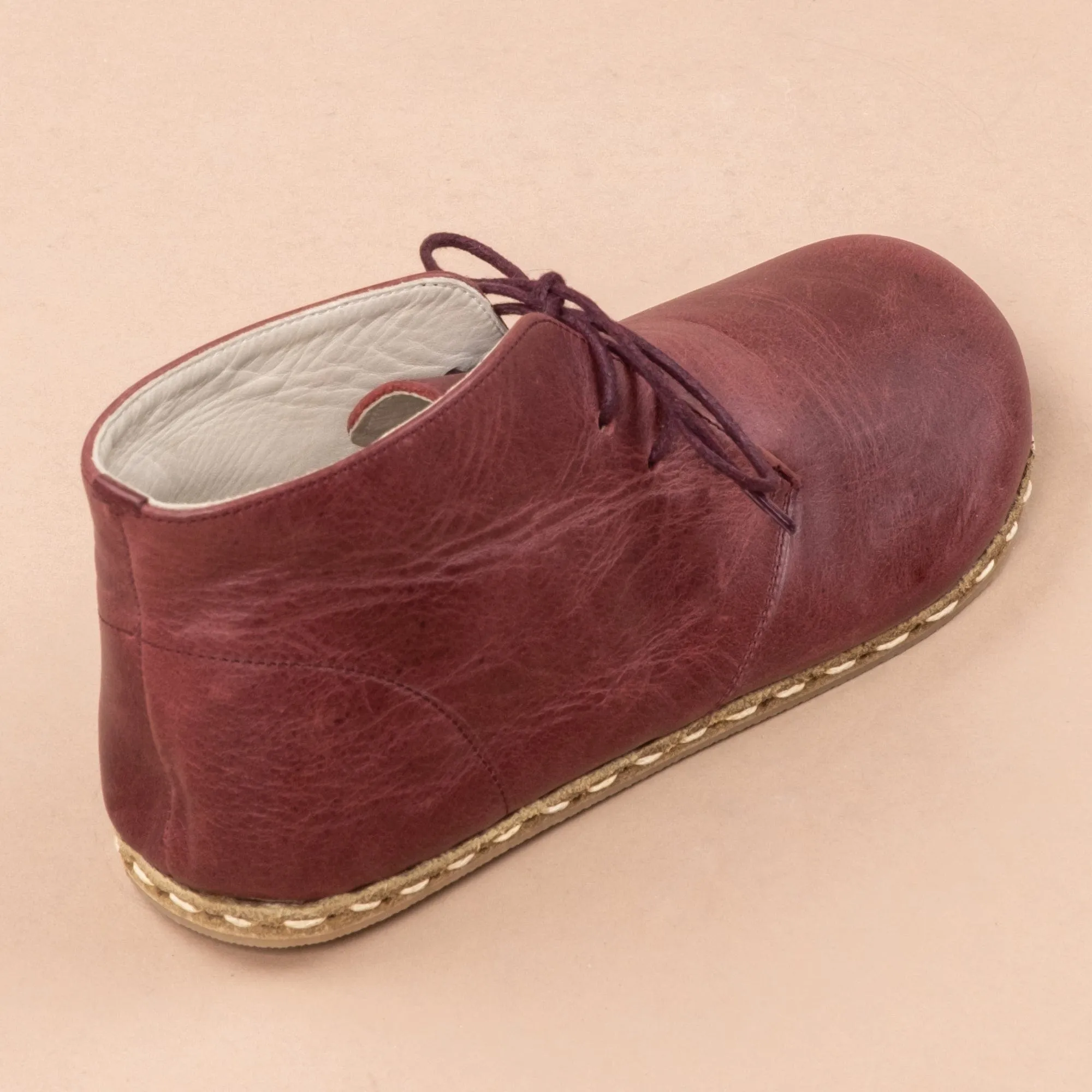 Men's Scarlet Barefoot Boots with Laces